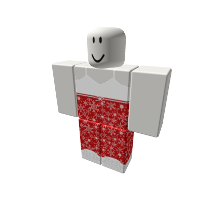 Red Winter Christmas PJ y2k Xmas Reindeer Santa