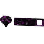Animated Glitch Pink 8-Bit Hp Bar