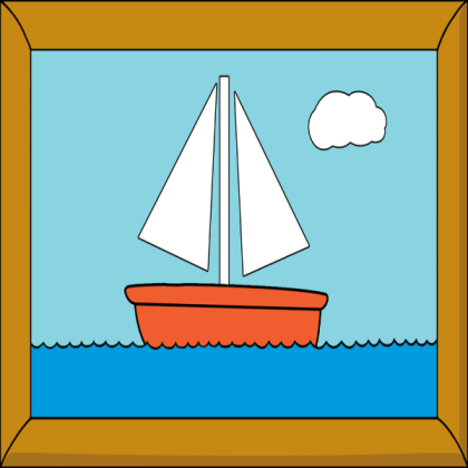 The Simpsons: The Boat Painting Roblox decal