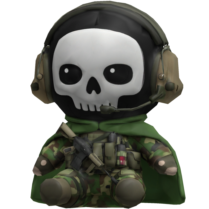 Simon Ghost Riley Plush Shoulder (L) [CoD]