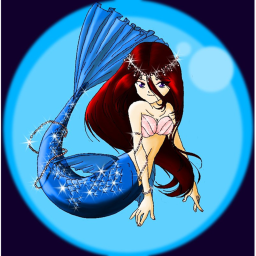 BE MERMAIDS (glow background update)