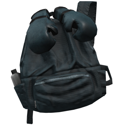 Blue Boxing Glove Grunge Backpack 1.0