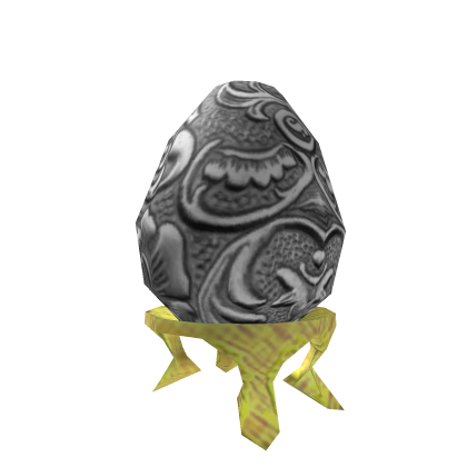 Silver Faberge Egg of Gleaming Elegance