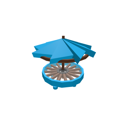 Cyan glass table