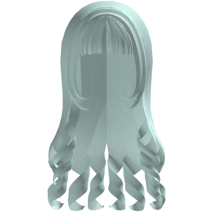 ♡𝄢 Cute gothic princess curly baby blue hair Roblox item