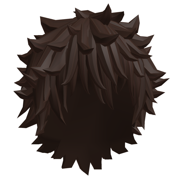 brown fluffy emo hair