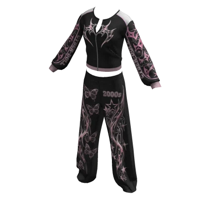 Y2K Pink Angel Full Sweatsuit | Roblox Item - Rolimon's
