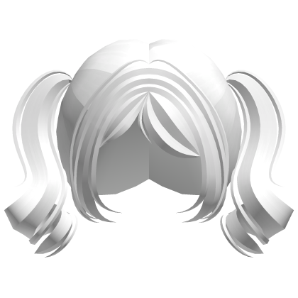 Adorable Bubbles Power Puff Girls Pigtail White
