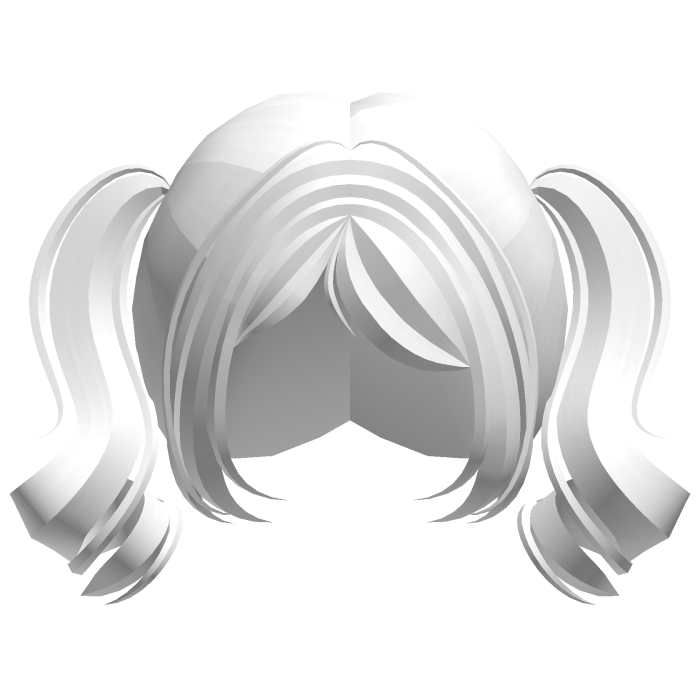 Adorable Bubbles Power Puff Girls Pigtail White