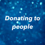 Donating to people