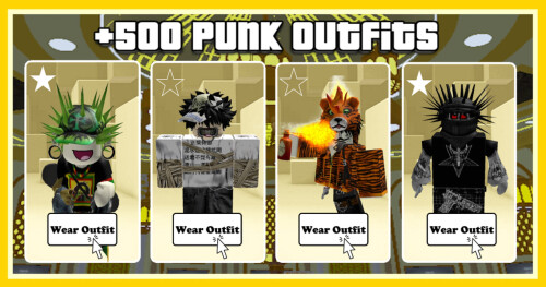 [+500 Fits] Punk Outfits