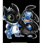 #Thoothless & stitch Tribe