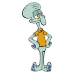 squid ward yeet king