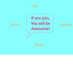 The Roblox Status.