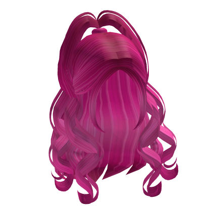 Long Cute Girl Hair - Pink Roblox item