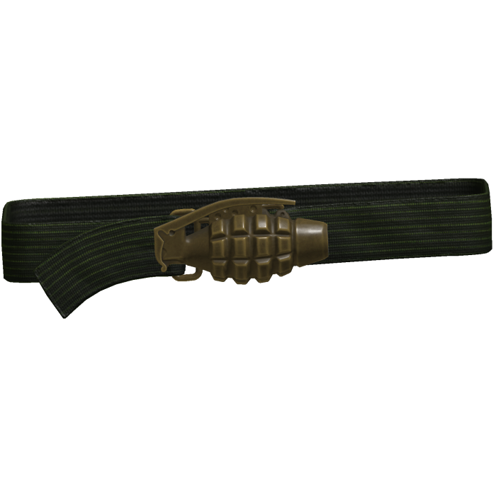 Y2k Grunge Grenade Belt Green 1.0