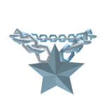 Iced Star Chain Necklace