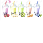 Boba milk tea squad