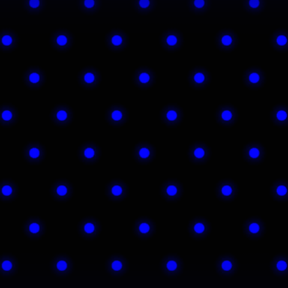 Blue Glowing Polka Dots