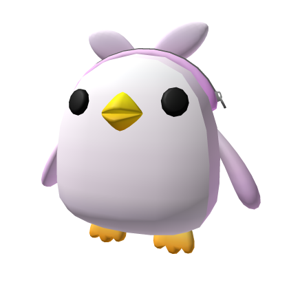 Soft Pink Penguin Backpack Roblox item