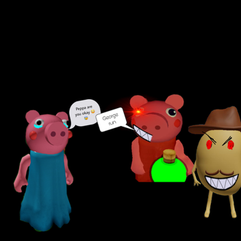 Sad for George pig from piggy Penny got affected