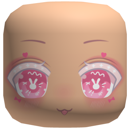 Cute Bunny-Eyed Bleh Chibi Face Roblox item