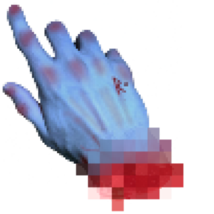 cool censored cursor for horror game Roblox decal