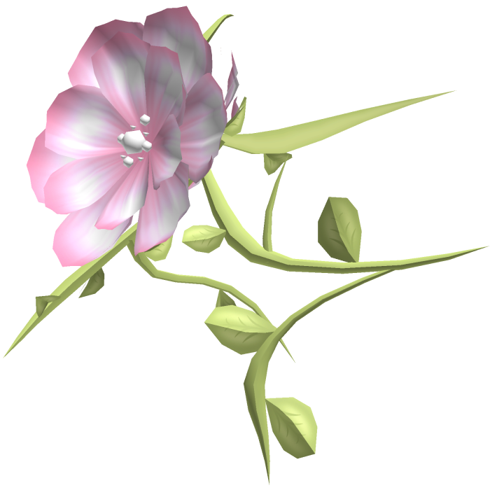 3.0 Fairy Shoulder Vines - Pink (right)