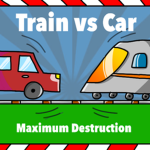 TRAIN VS CAR Maximum Destruction [Fan Group]