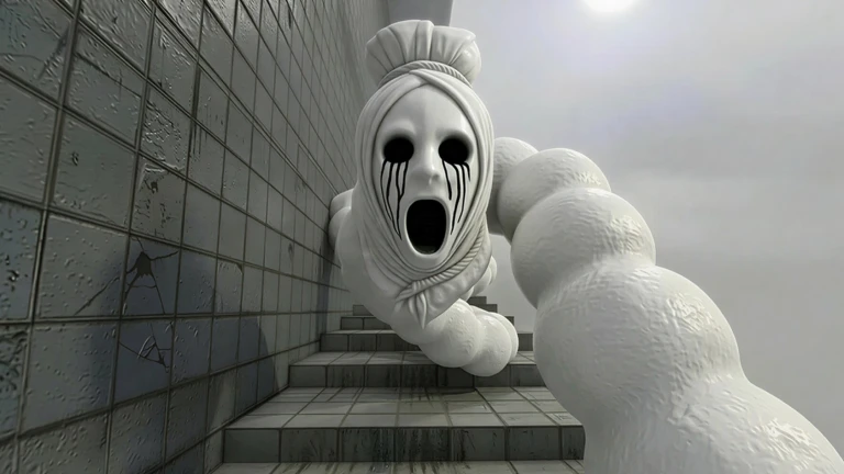 Scary Pocong Towerに登る