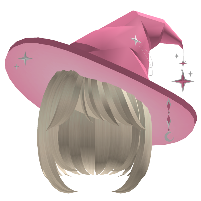 Little Witch Hair Blonde Pink