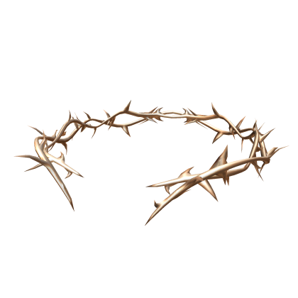 Antique Gold Thorn Crown