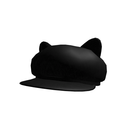 Vkei Moe Cute Black Cat Ears Hat Roblox item