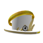 Sparkle Gold Top Hat
