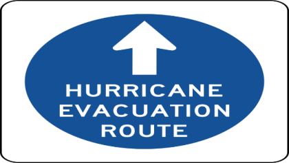 Hurricane Evacuation Sign Roblox decal