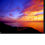 Sunset burger