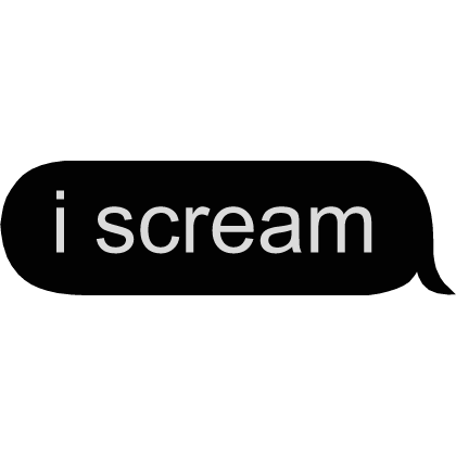 i scream halloween