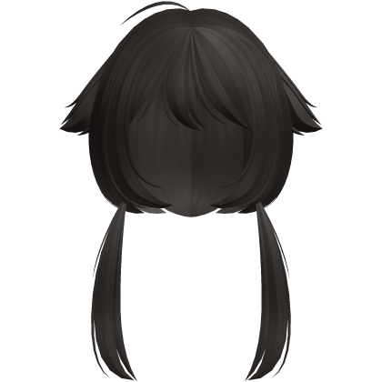dark brown alternative jellyfish vkei hair Roblox item