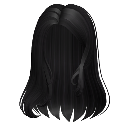 Material Girl Black Hair Roblox item