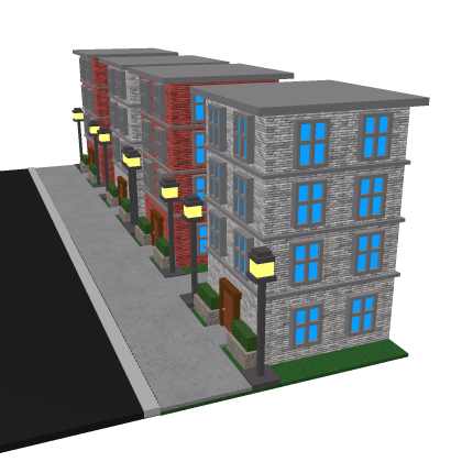 City Pack Building Sky House Road Street Model Big