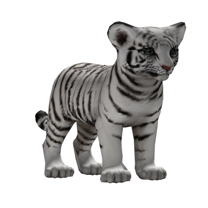 Carry a White Baby Tiger