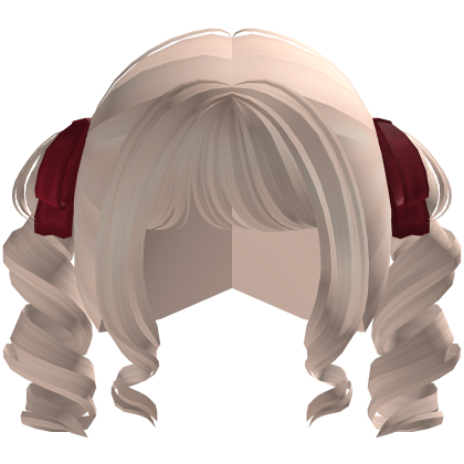 ♡ (Free) Valentines Day Blonde Pigtails w/ Bows thumbnail