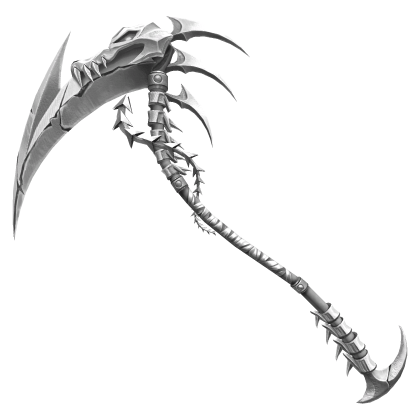 Ghost White Bone Scythe