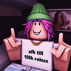 AFK till someone donates 100k Robux