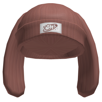  Y2K Brown Knitted Rabbit Beanie Roblox item