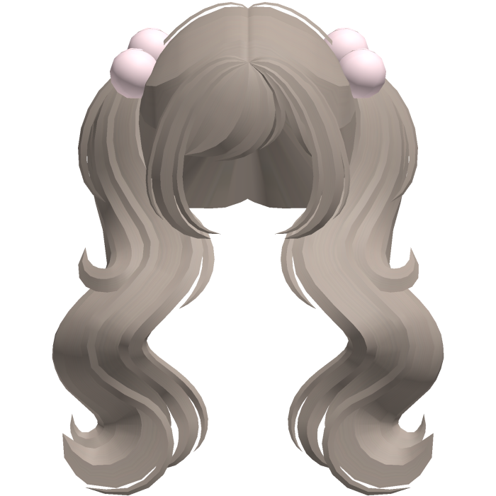 ♡ adorable huge princess pigtails (ash brown)