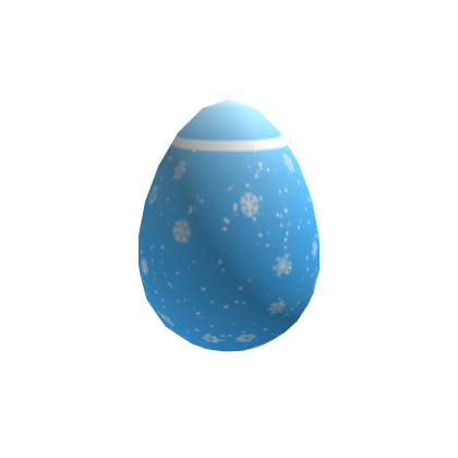 Snowing Egg of Falling Snowflakes