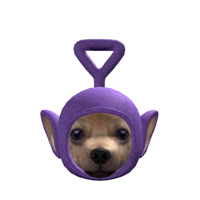 Meme Chihuahua Purple Teletu