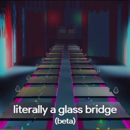 literally a glass bridge