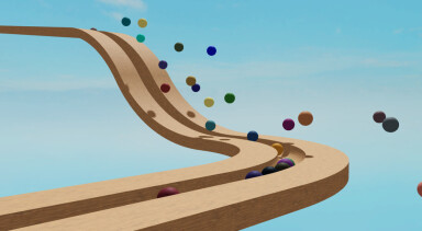 [🏁] Huge Marble Slide